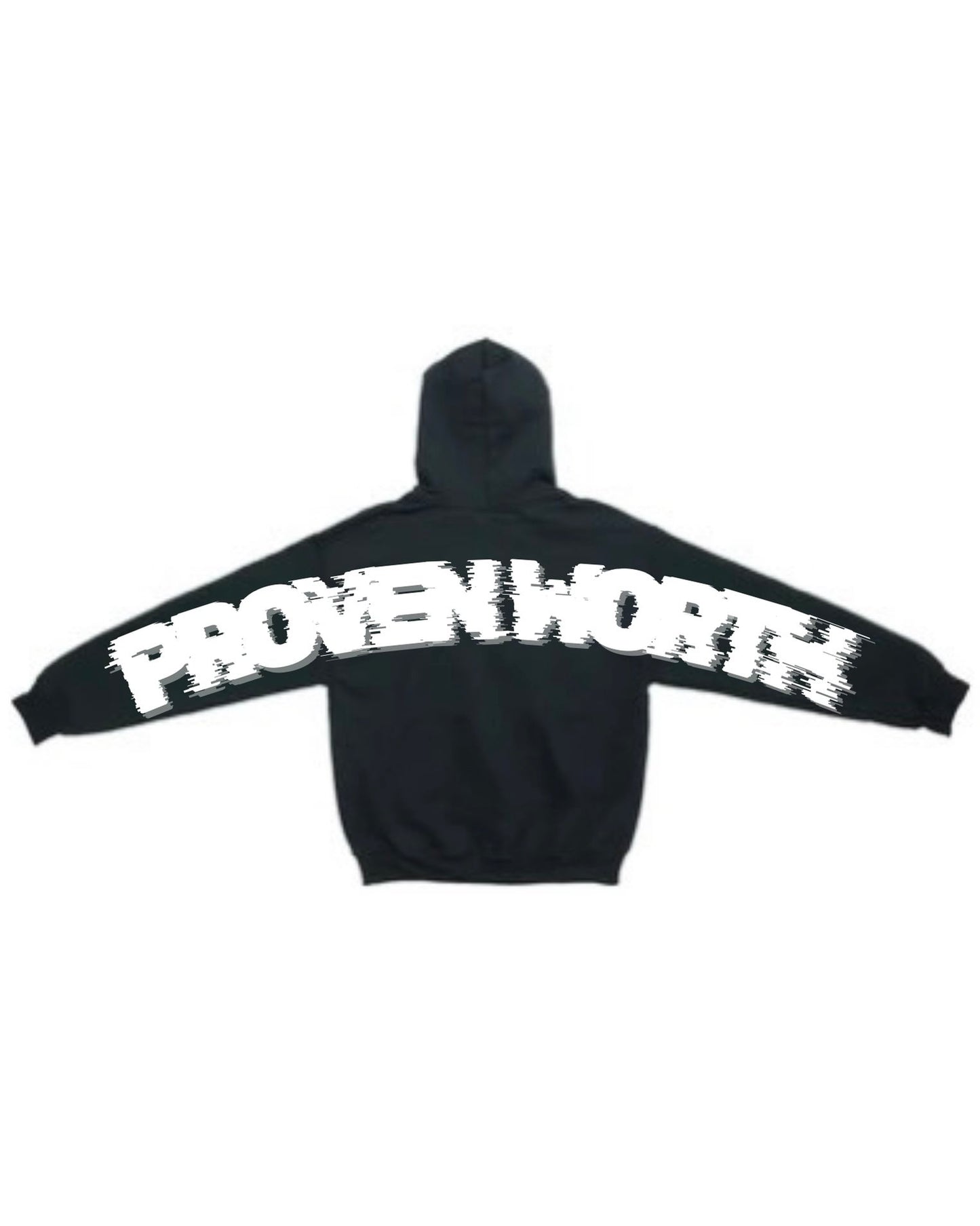 PW VARSITY HOODIE - BLACK