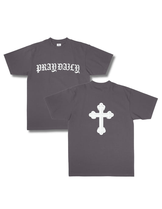 PRAY DAILY - CHARCOAL